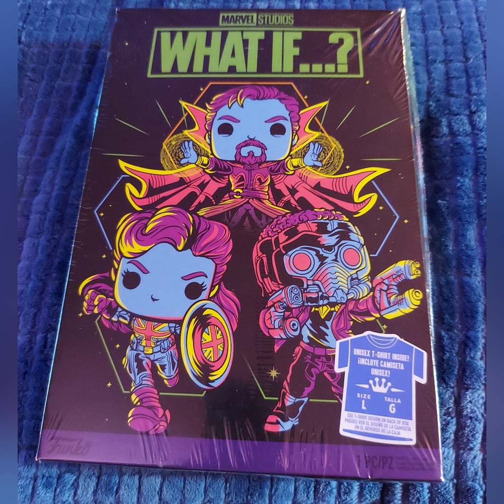NEW Marvel Studios WHAT IF...? Short Sleeve UNISEX T-Shirt L/Grand